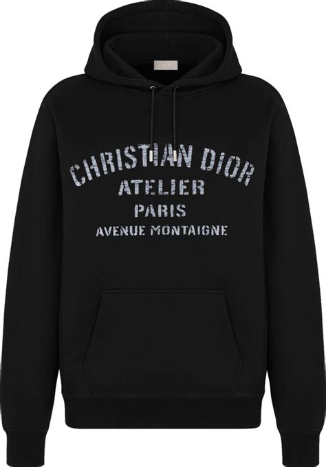 dior hoodie zwart|christian dior hoodie for sale.